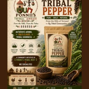 Wild Black Pepper 500 GM
